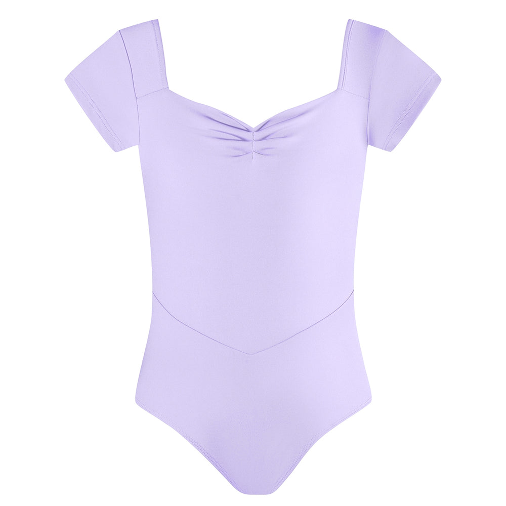 Energetiks Pastel Core Collection Veronica Pleat Front Leotard, Childs
