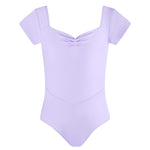 Energetiks Pastel Core Collection Veronica Pleat Front Leotard, Childs