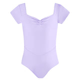 Energetiks Pastel Core Collection Veronica Pleat Front Leotard, Childs