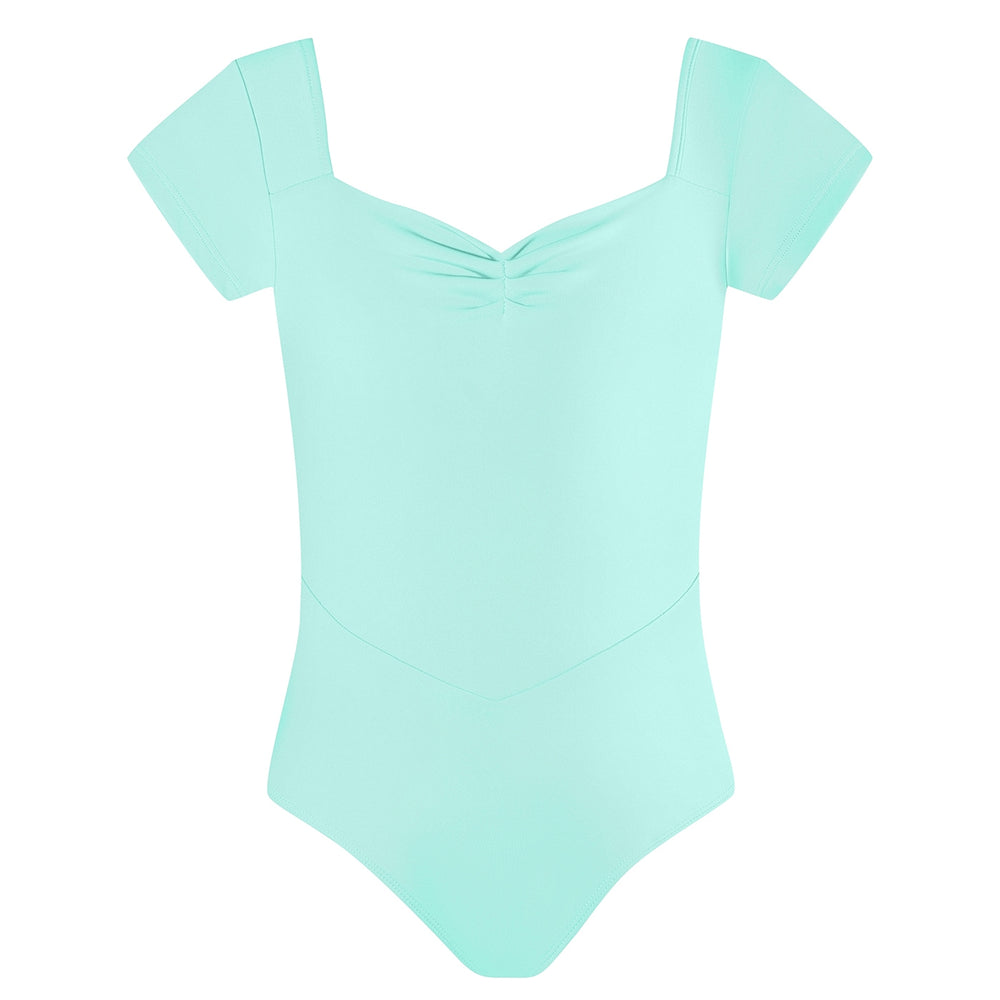 Energetiks Pastel Core Collection Veronica Pleat Front Leotard, Childs
