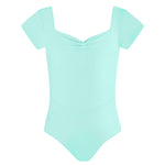 Energetiks Pastel Core Collection Veronica Pleat Front Leotard, Childs