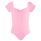 Energetiks Pastel Core Collection Veronica Pleat Front Leotard, Childs