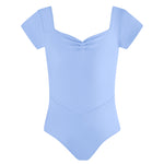 Energetiks Pastel Core Collection Veronica Pleat Front Leotard, Childs
