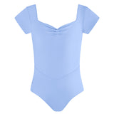 Energetiks Pastel Core Collection Veronica Pleat Front Leotard, Childs