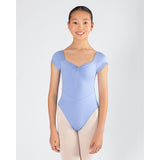 Energetiks Pastel Core Collection Veronica Pleat Front Leotard, Childs