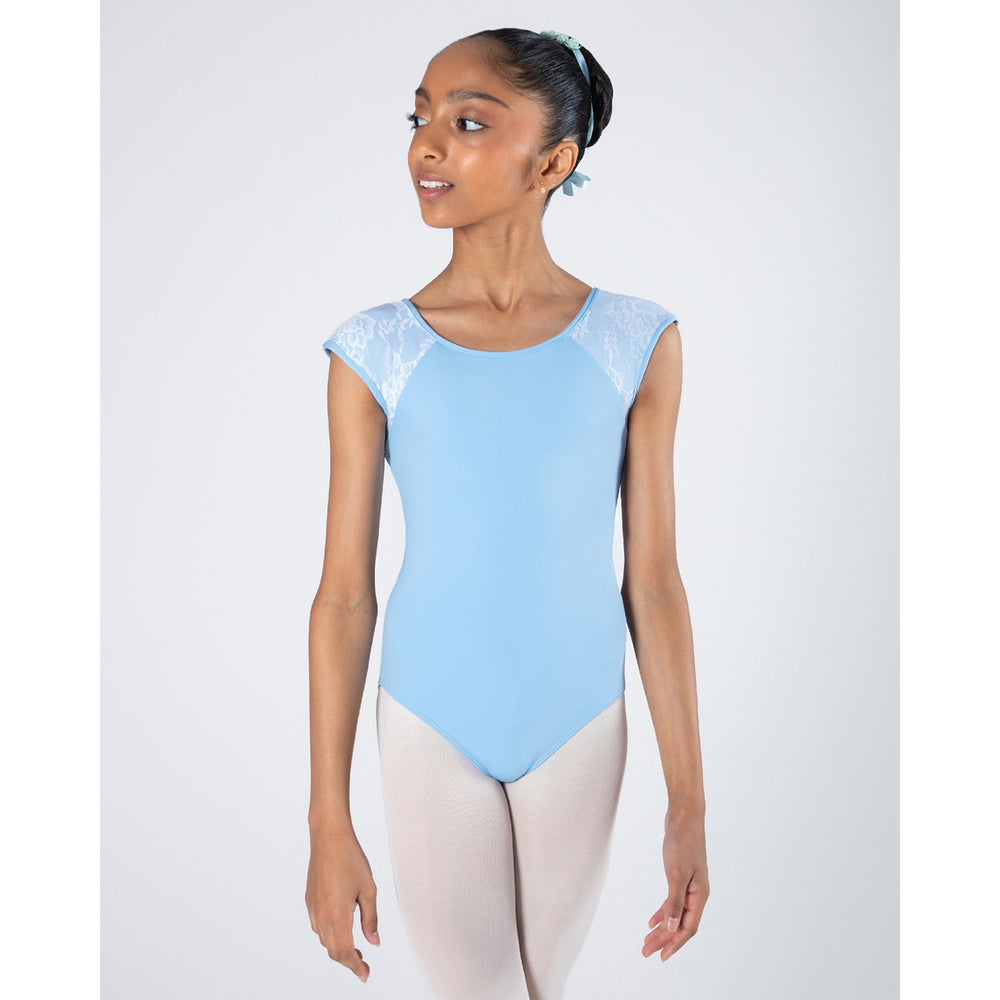 Energetiks Mila Cross-Back Lace Leotard, Childs