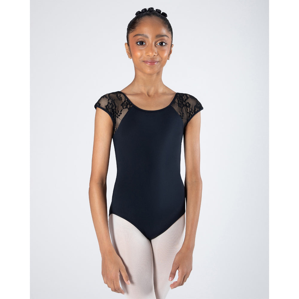 Energetiks Mila Cross-Back Lace Leotard, Childs