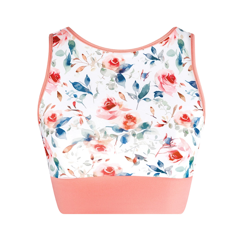 Energetiks Tea Rose Collection Natalie 4-Way Crop Top, Adults