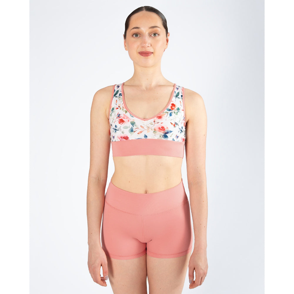Energetiks Tea Rose Collection Natalie 4-Way Crop Top, Adults