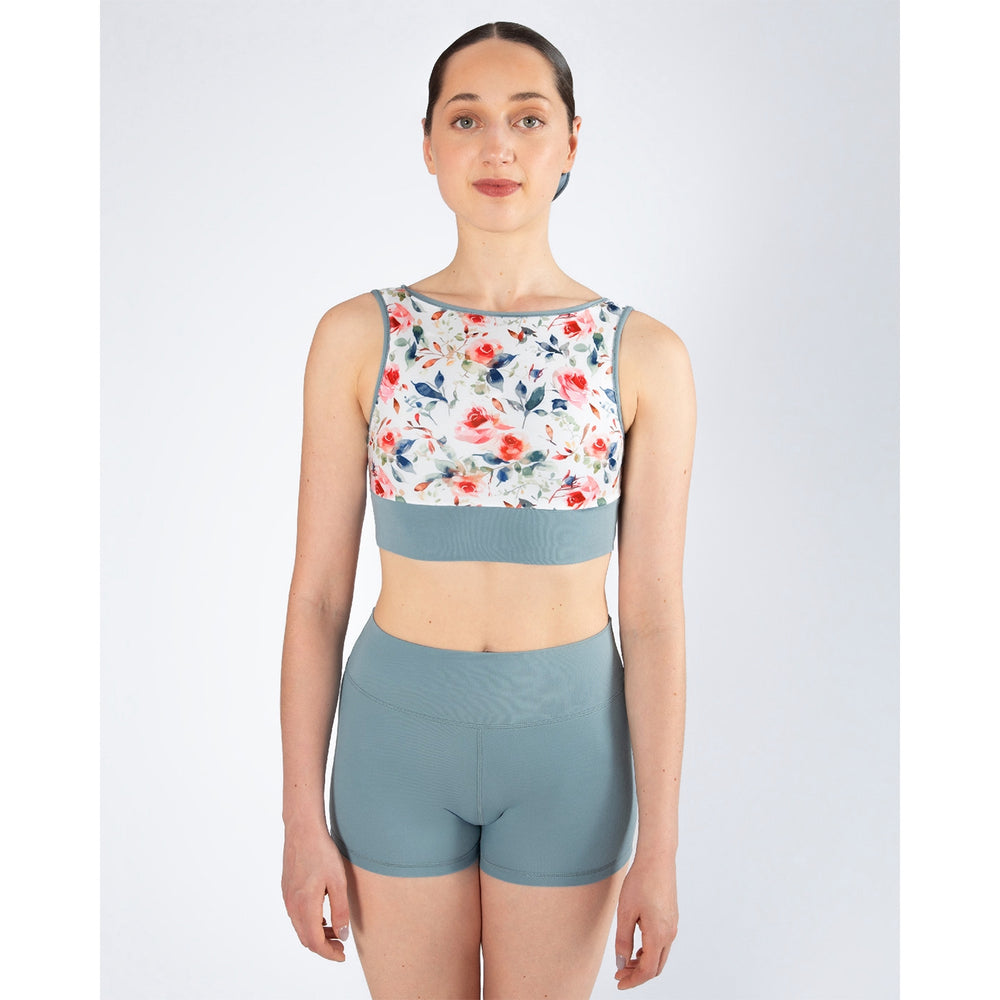 Energetiks Tea Rose Collection Natalie 4-Way Crop Top, Adults