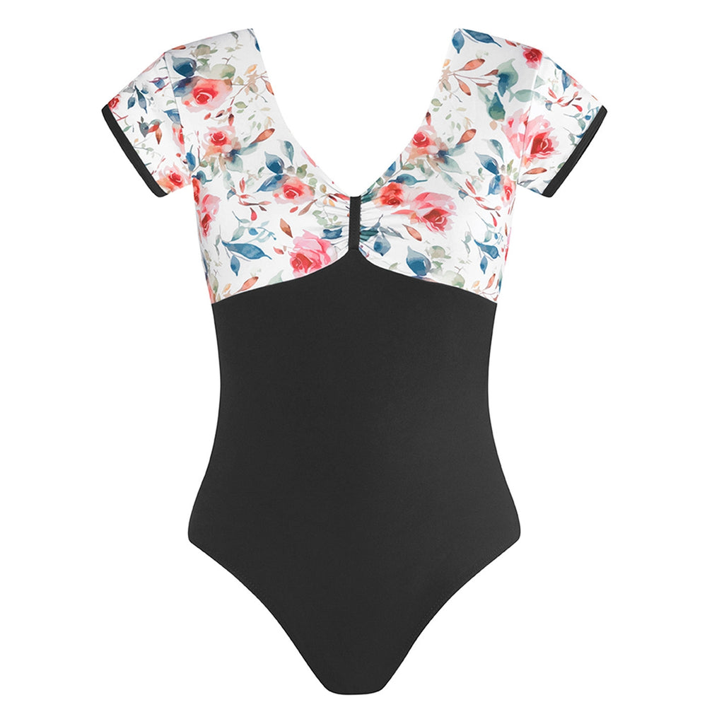 Energetiks Tea Rose Collection Alexandra Cap Sleeve Leotard, Adults