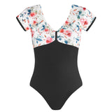 Energetiks Tea Rose Collection Alexandra Cap Sleeve Leotard, Adults
