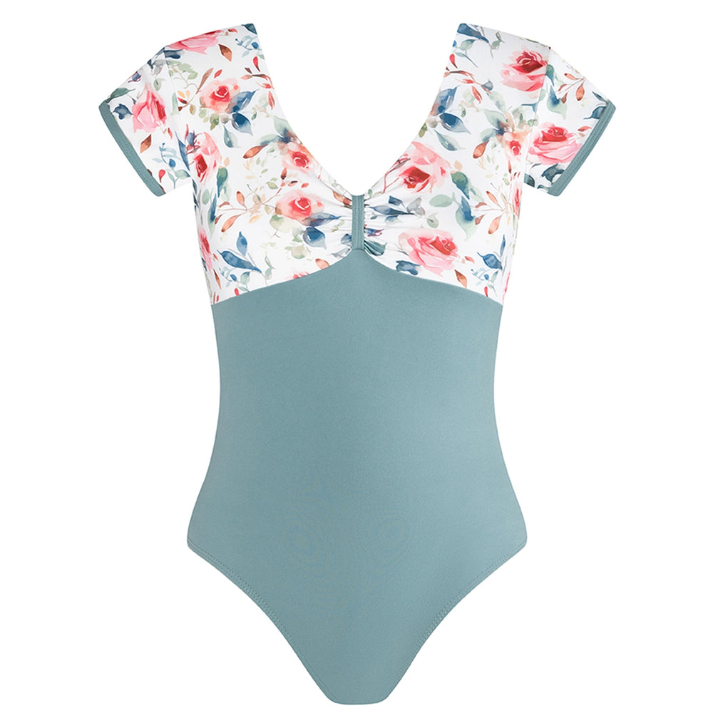 Energetiks Tea Rose Collection Alexandra Cap Sleeve Leotard, Adults