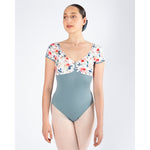 Energetiks Tea Rose Collection Alexandra Cap Sleeve Leotard, Adults