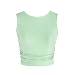 Energetiks Pulse Madison Gather Crop Singlet, Childs