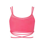Energetiks Watermelon Spritz Roxy Mesh Crop Top