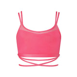 Energetiks Watermelon Spritz Roxy Mesh Crop Top