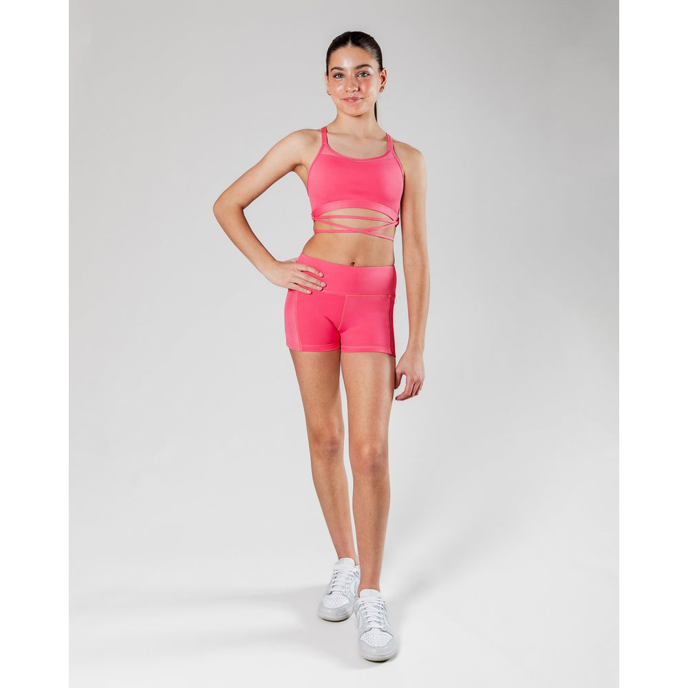 Energetiks Watermelon Spritz Roxy Mesh Crop Top