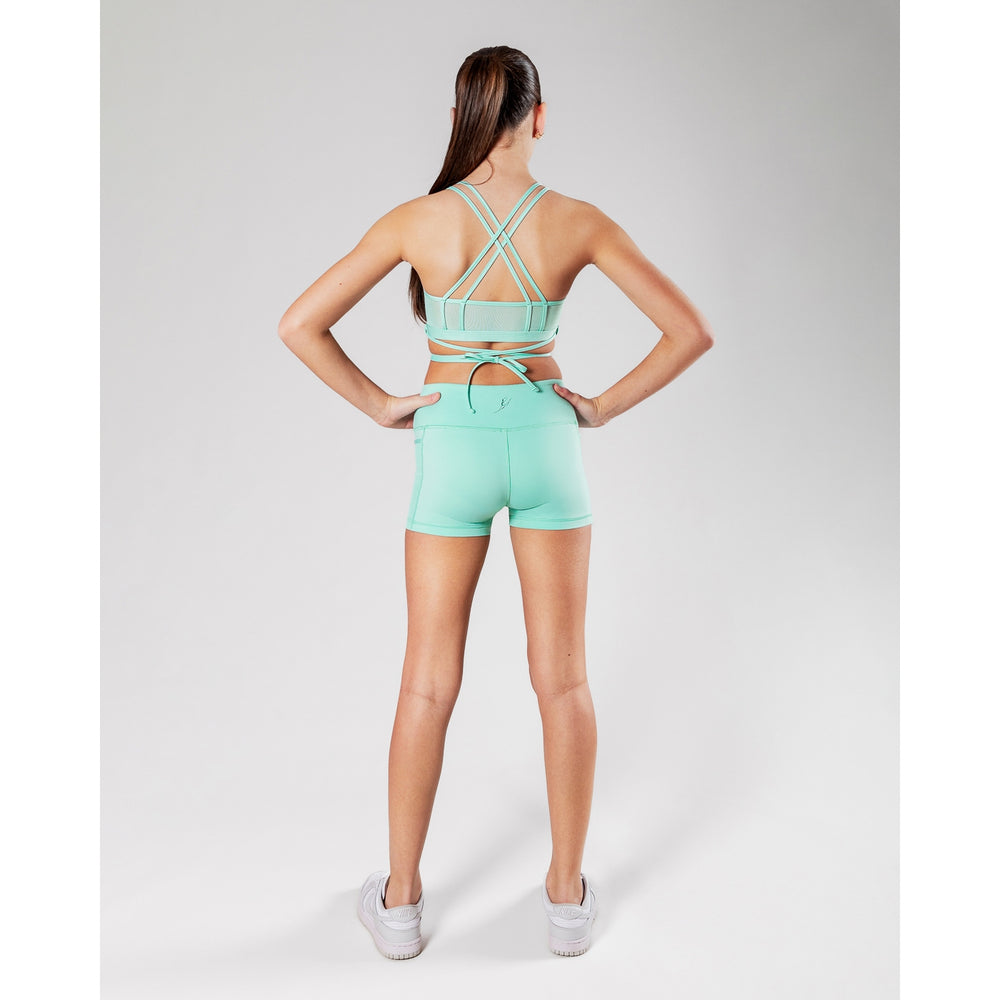 Energetiks Watermelon Spritz Roxy Mesh Crop Top