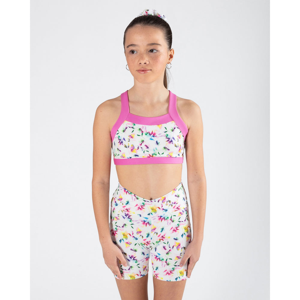Energetiks Bloom Limited Edition Remi Twist Crop Top, Childs