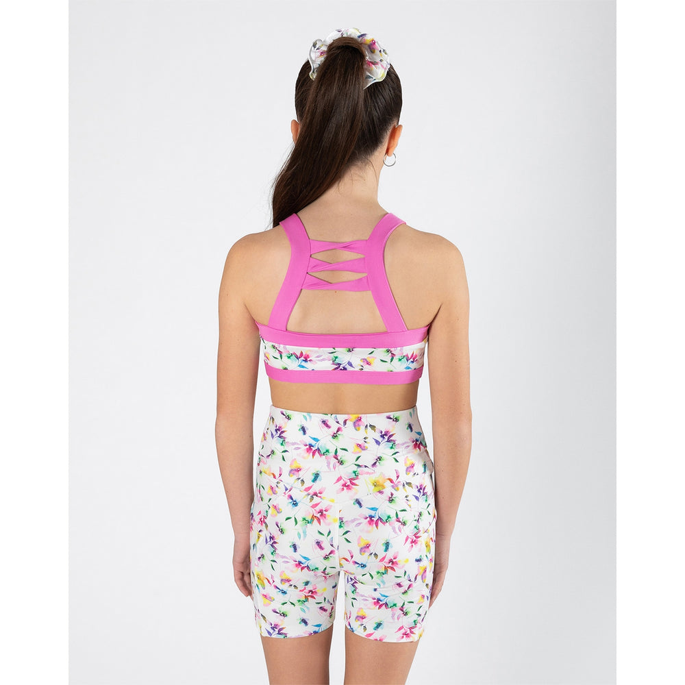 Energetiks Bloom Limited Edition Remi Twist Crop Top, Childs