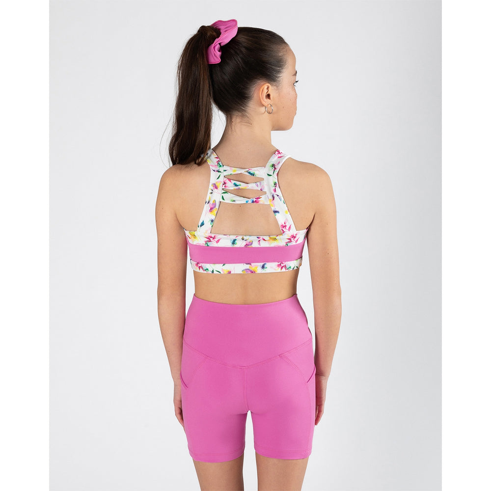 Energetiks Bloom Limited Edition Remi Twist Crop Top, Childs