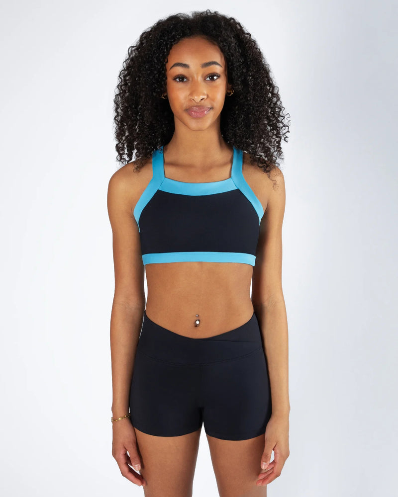 Energetiks Revolve Remi Twist Crop Top, Childs