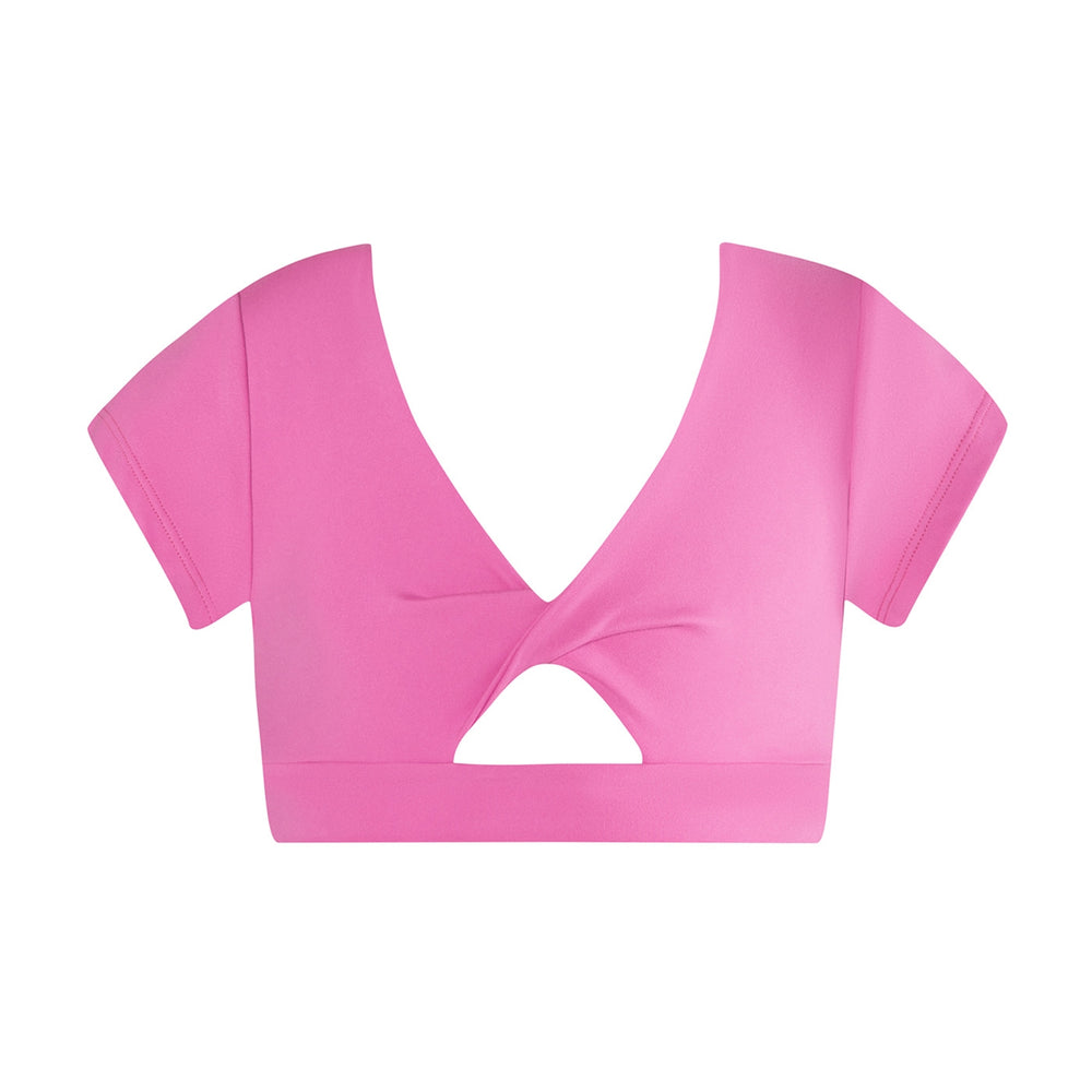 Energetiks Bloom Limited Edition Avery Cap Sleeve Crop Top, Childs