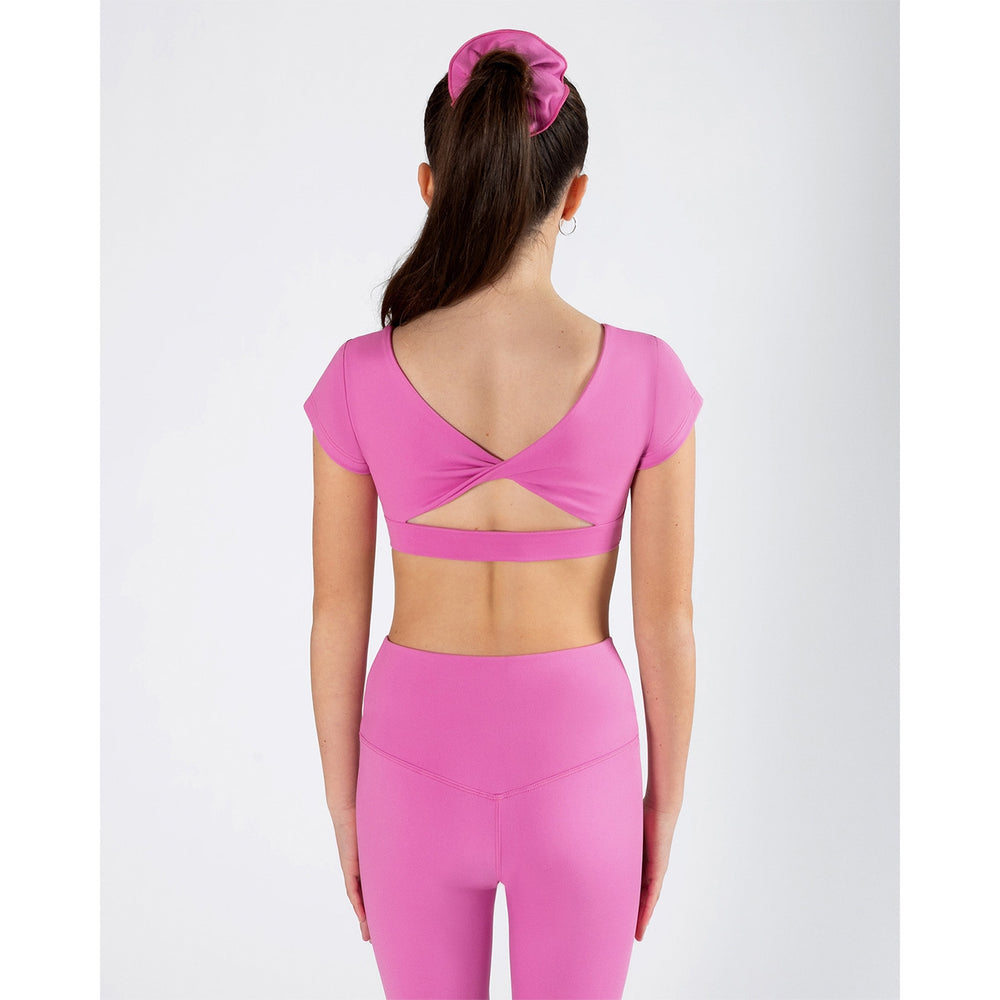 Energetiks Bloom Limited Edition Avery Cap Sleeve Crop Top, Childs