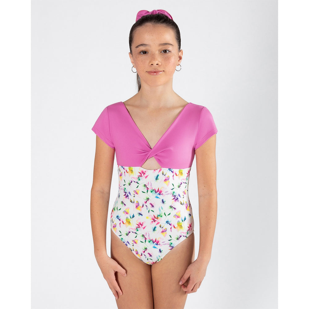 Energetiks Bloom Limited Edition Avery Cap Sleeve Leotard, Childs