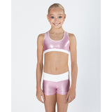 Energetiks Gymnastics Range Ava Crop Top, Childs