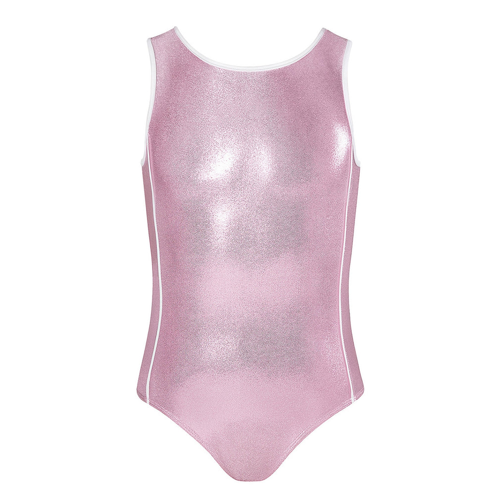 Energetiks Gymnastics Range Meg Spliced Tank Leotard, Childs