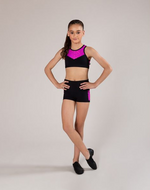 Energetiks Evelyn Gymnastics Range Crop Top, Childs