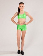 Energetiks Roxy Gymnastics Range Crop Top, Childs