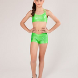 Energetiks Roxy Gymnastics Range Crop Top, Childs