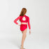 Studio 7 Down Town Long Sleeve Crop Top, Childs