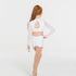 Studio 7 Down Town Long Sleeve Crop Top, Childs