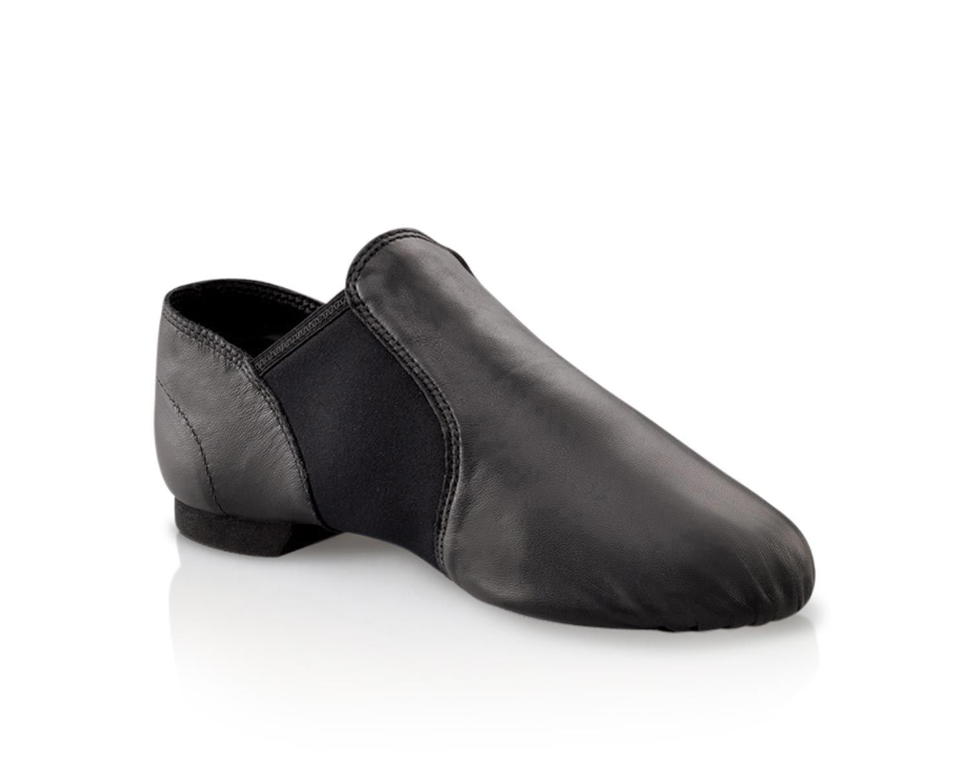 Capezio E-Series Jazz Slip On, Black, Adults