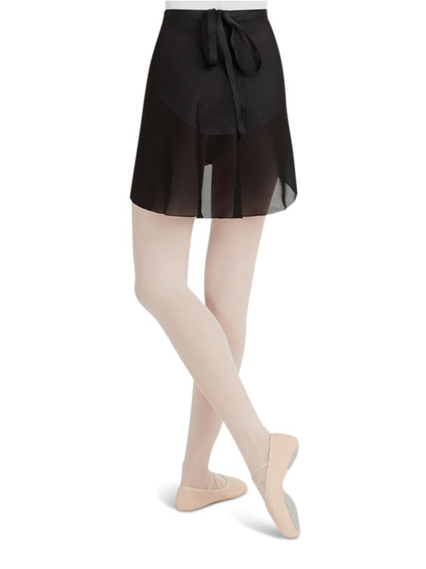 Capezio Georgette Wrap Skirt, Adults