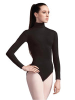 Capezio Basics Turtleneck Long Sleeve Leotard, Adults